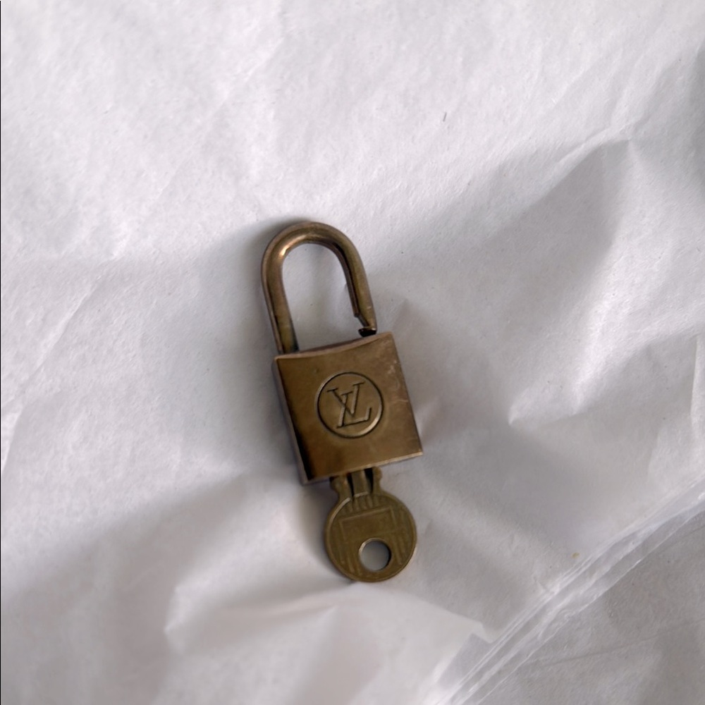 Louis Vuitton Brass Padlock with Key 215